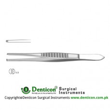 Mod. USA Dissecting Forceps 1 x 2 Teeth Stainless Steel, 12 cm - 4 3/4"
